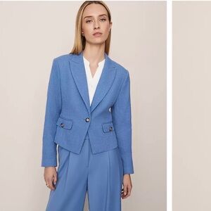 New and Taylor, the cutaway blazer in Tweed